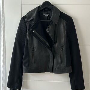 Vince Leather/Wool Jacket